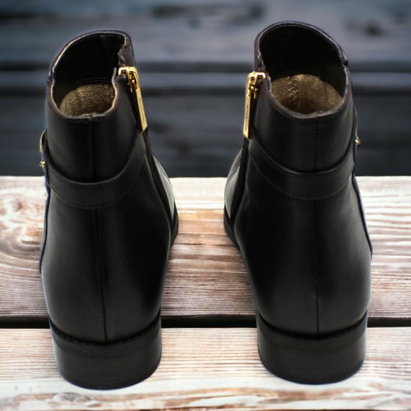 Michael Michael Kors Women's Finley Tailored Ankle Booties Women's Shoes - Picture 4 of 8